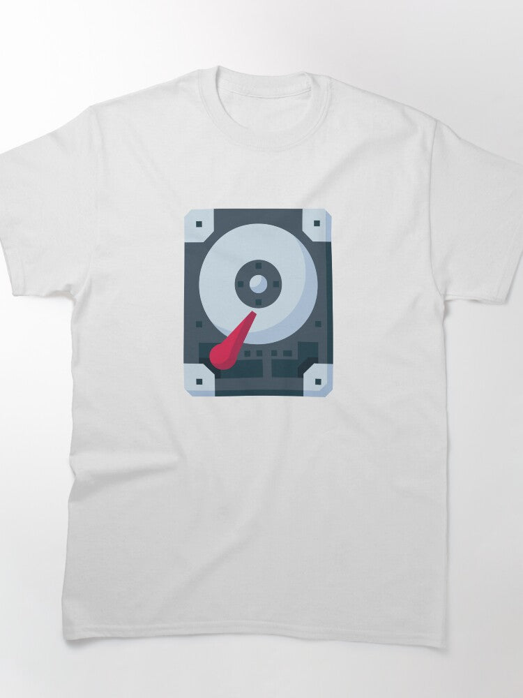 Hard Disk Drive - Data Storage Sticker for Backup & File Storage Classic T-Shirt