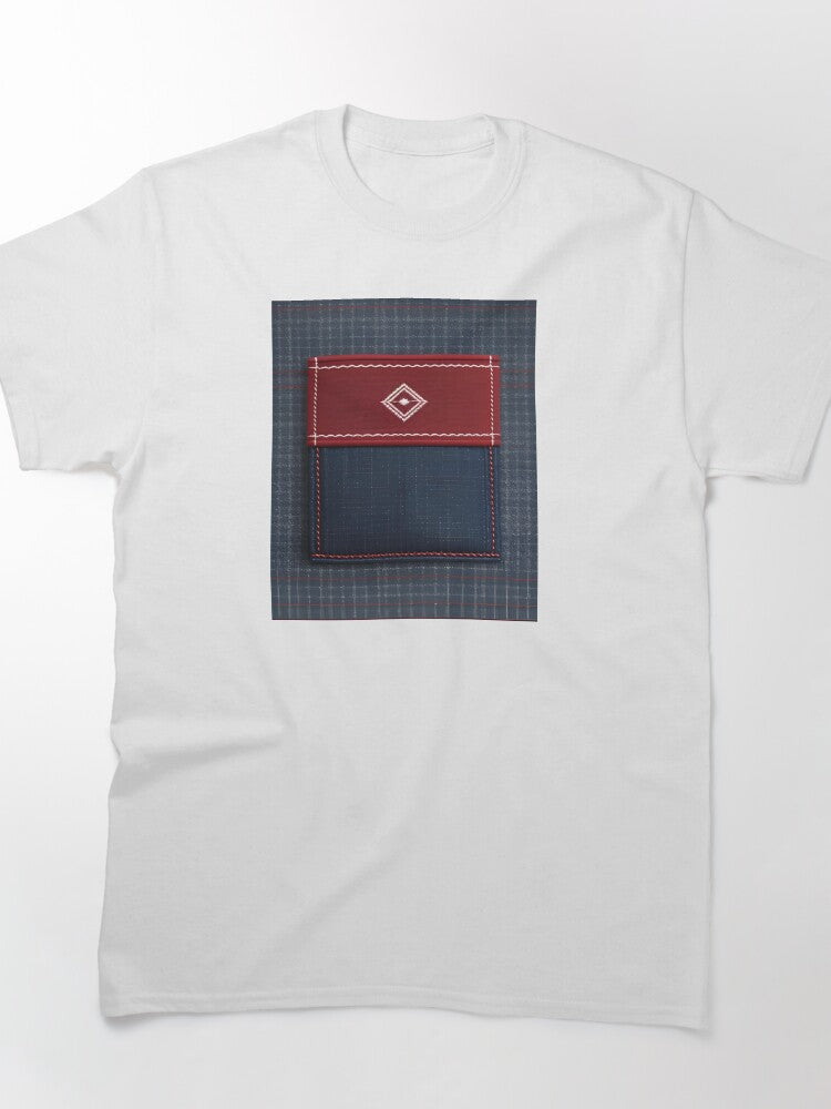 Jeans clothes، Red embroidered jeans1 Classic T-Shirt