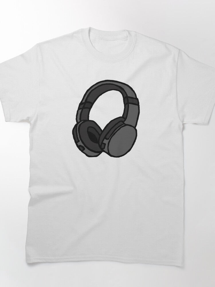 Headphones, music, sound Classic T-Shirt