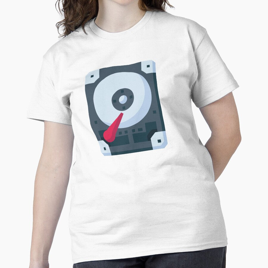 Hard Disk Drive - Data Storage Sticker for Backup & File Storage Classic T-Shirt